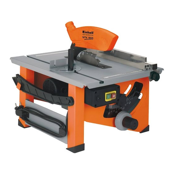 EINHELL NTK 900 Handbücher