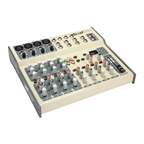 LD Systems LD LAX 502 Handbücher
