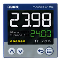 Jumo meroTRON 104 Bedienungsanleitung