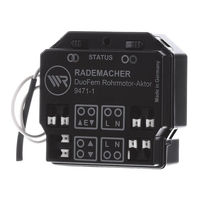 RADEMACHER DuoFern 9471-2 Kurzanleitung