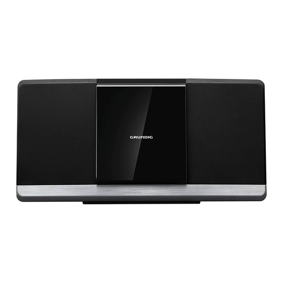 Grundig WMS 3000 BT DAB+ Handbücher