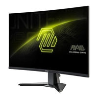 Msi MAG 27CQ6F Benutzerhandbuch
