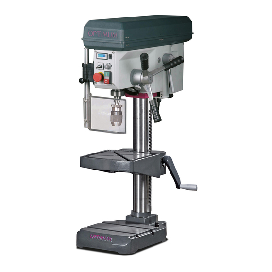 Optimum Optidrill B 24H Handbücher