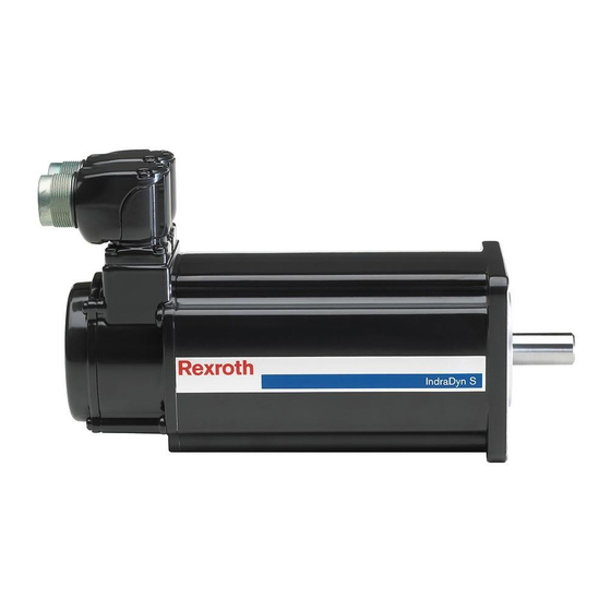 Bosch Rexroth IndraDyn S Handbücher
