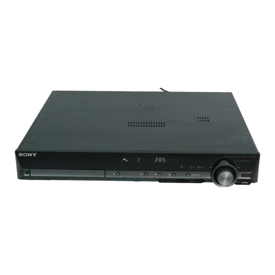 Sony DAV-DZ280 Handbücher
