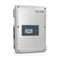 Kaco blueplanet 8.6 TL3 Handbuch