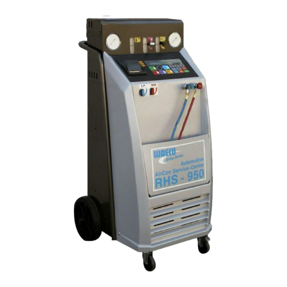 Waeco RHS 950 Handbücher