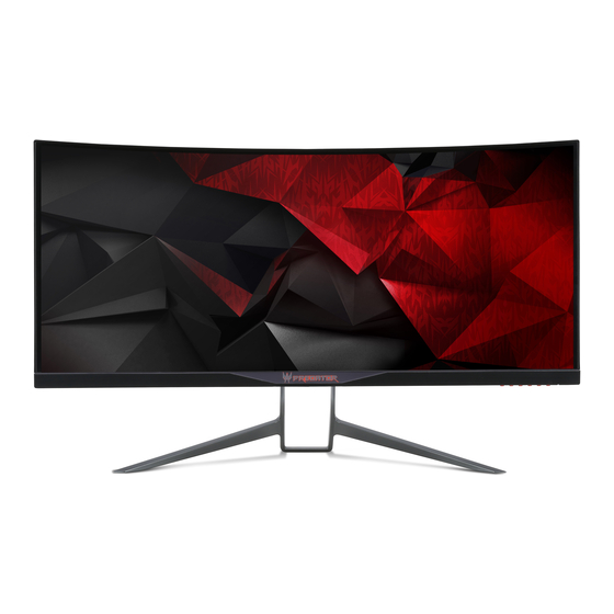 Acer Predator X34A Handbücher