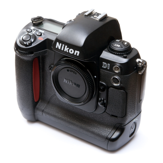 Nikon D1 Handbücher