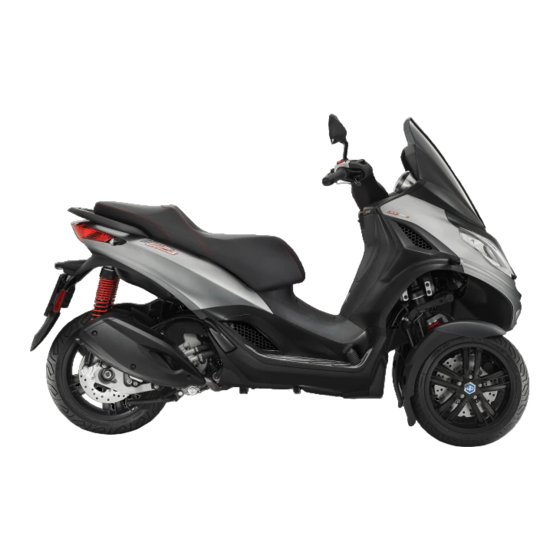 PIAGGIO MP3 300 hpe Handbücher