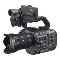 Sony Alpha FX6 Serie Bedienungsanleitung