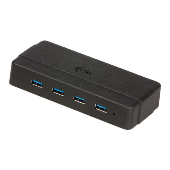 i-tec U3HUB445 Handbücher
