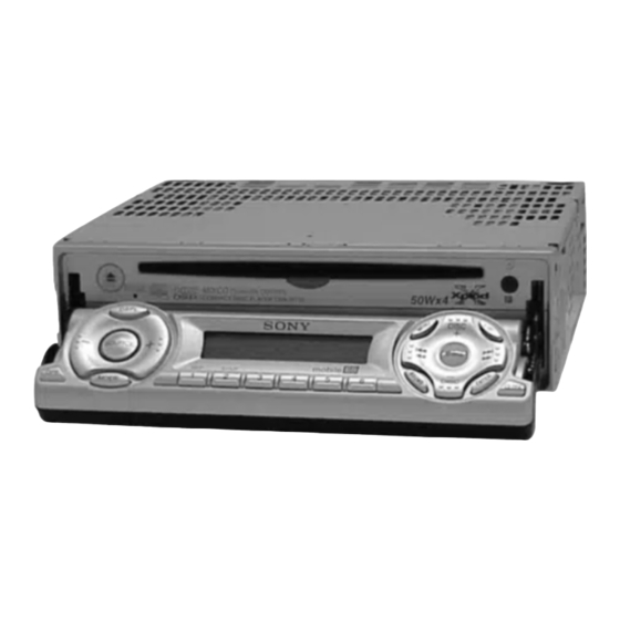 Sony CDX-600R Handbücher