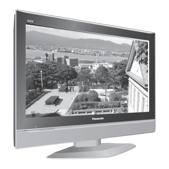 Panasonic TH-37PA50E Handbücher