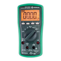 Greenlee DM-510A Bedienungsanleitung