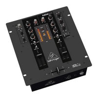 Behringer PRO MIXER NOX101 Schnellstartanleitung
