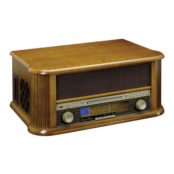 Classic Phono TCD-2550 Handbücher