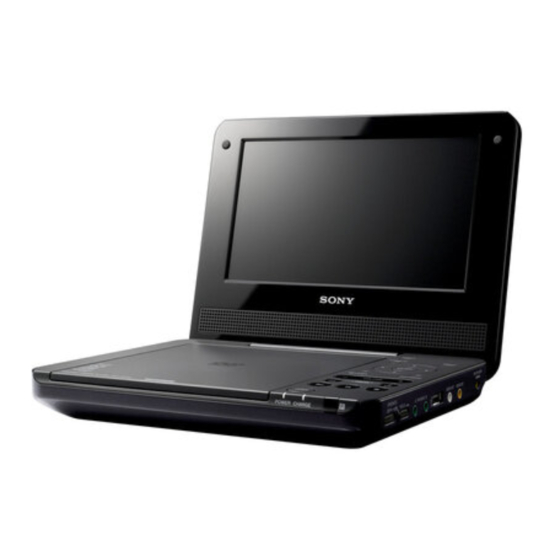 Sony DVP-FX740DT Handbücher