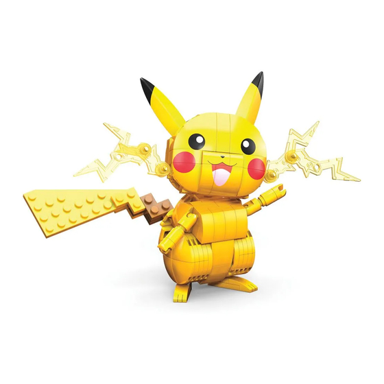 Mega BUILD & SHOW PIKACHU Handbücher