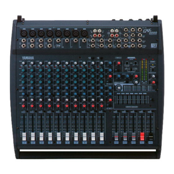 Yamaha EMX 2000 Handbücher