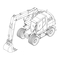 Bagger Terex TW130 Betriebsanleitung