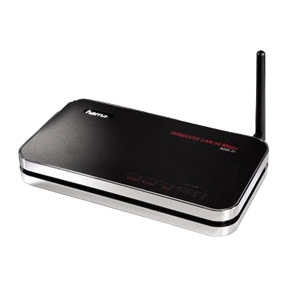 Hama WLAN Modem Router ADSL2+ Handbücher