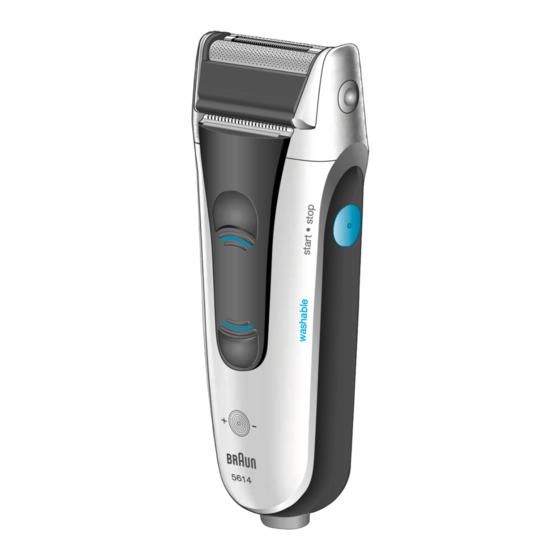 Braun 5614 flex xp Handbücher
