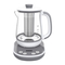 Wasserkocher TEFAL TASTEA BJ551BKR Gebrauchsanweisung