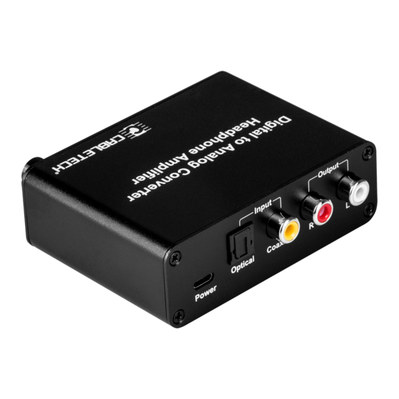 Cabletech ZLA0857-3 Handbücher