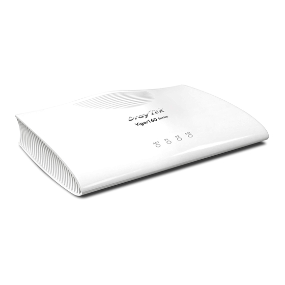 Draytek Vigor160 Serie Handbücher