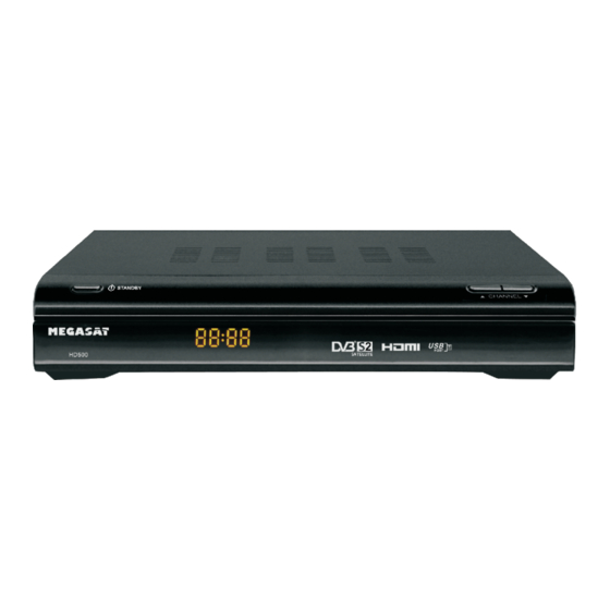 Megasat HD500 Handbücher