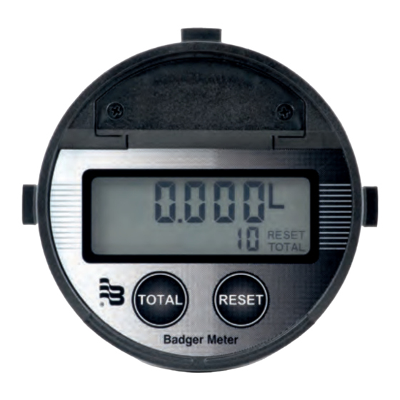 Badger Meter ILR 750 Handbücher