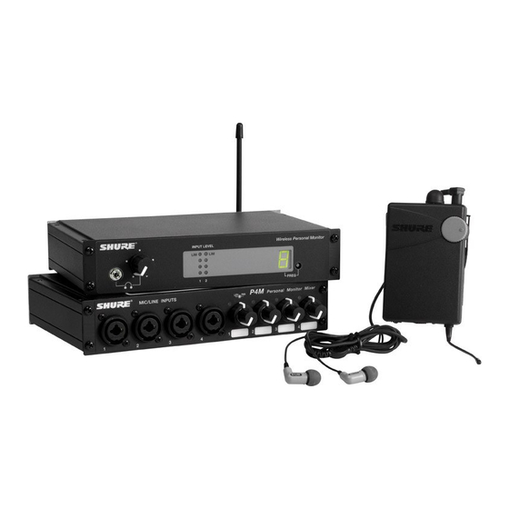 Shure PSM 400 Handbücher