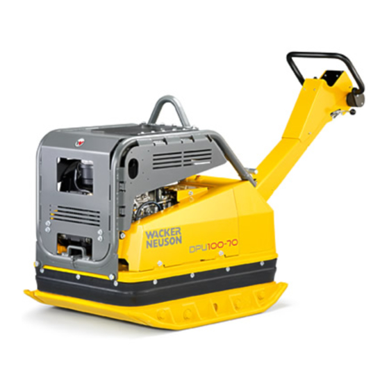 Wacker Neuson DPU 100-70 Handbücher