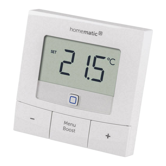 HomeMatic IP HmIP-WTH-B Handbücher