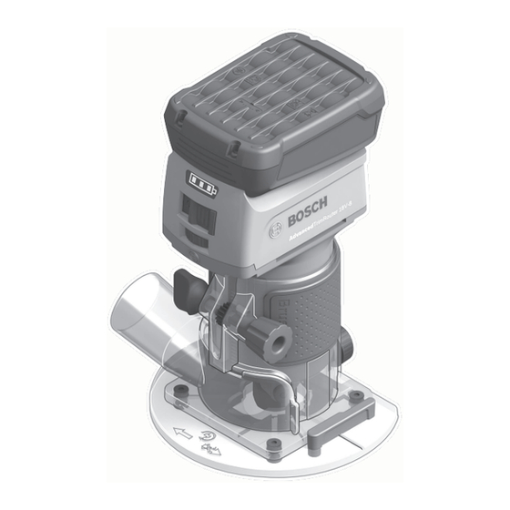 Bosch AdvancedTrimRouter 18V-8 Handbücher