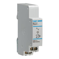 Hager EV 012 Bedienungsanleitung