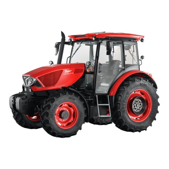 Zetor PROXIMA GP serie Handbücher