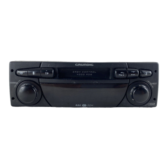 Grundig ec 4200 rds Handbücher
