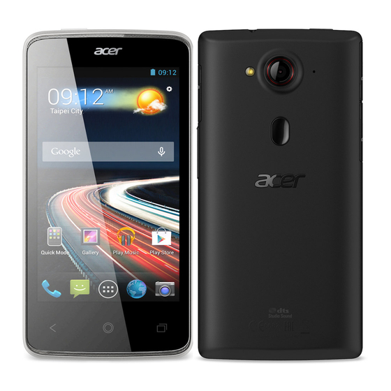 Acer Liquid Z4 Handbücher