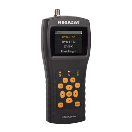 Megasat HD 3 Combo Handbücher
