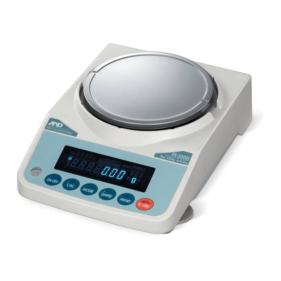 A&D FX-120i Handbücher