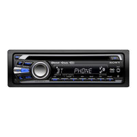 Sony MEX-BT2700 Bedienungsanleitung