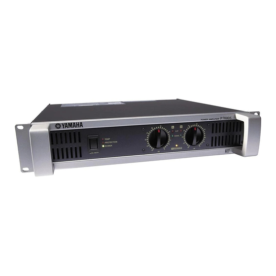 Yamaha P7000S Handbücher