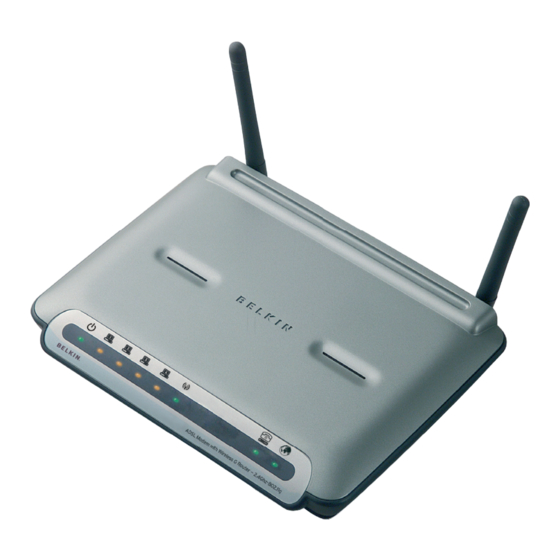 Belkin Router F5D7632 Handbücher