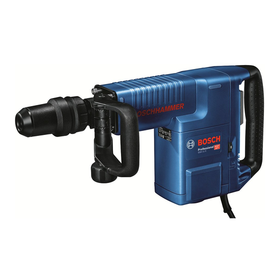 Bosch GSH 11 E Handbücher