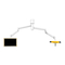Medizinische Ausstattung Brainlab Curve ceiling-mounted single display Planungshandbuch