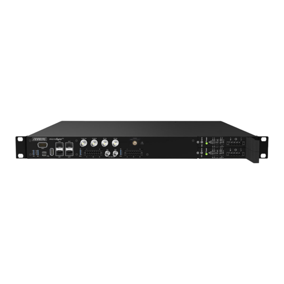 Meinberg microSync RX100/AD10DC20 Handbücher