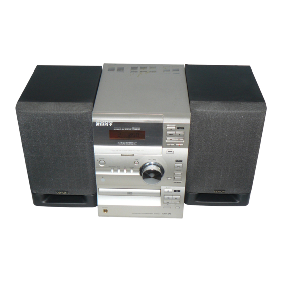 Sony CMT-CP1 Handbücher