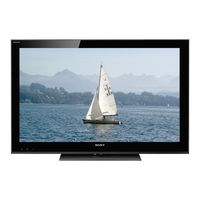Sony Bravia KDL-46NX705 Bedienungsanleitung